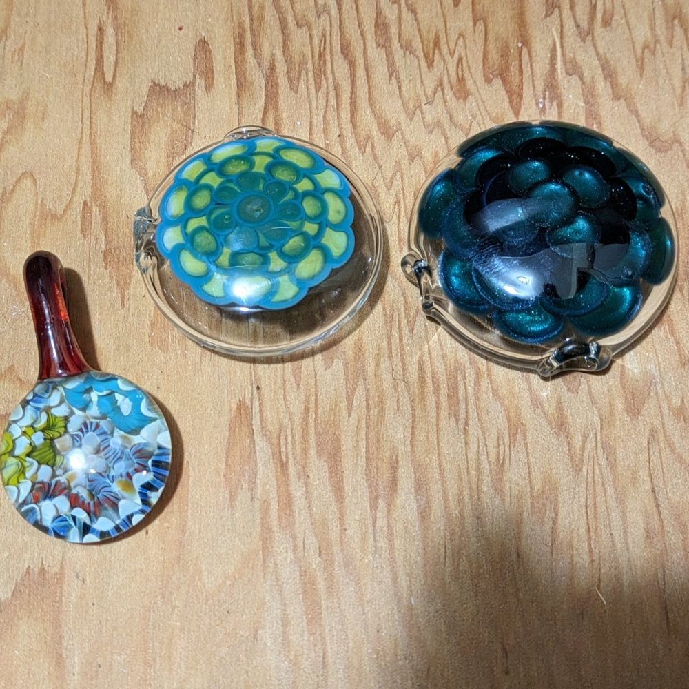 Glass pendants